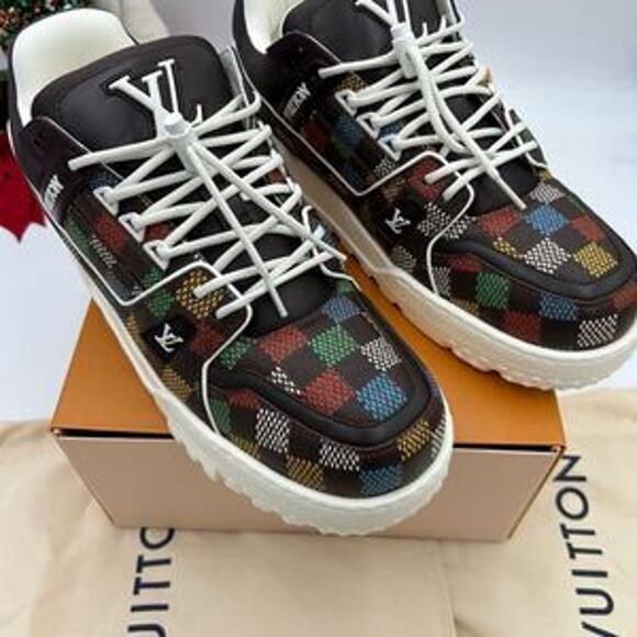 Men’s Louis Vuitton X Murakami trainer sneakers size 10 fits 11 US made in Italy - Picture 2 of 12